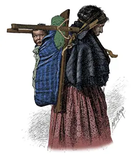 Papoose: Cree Indian Squaw and Papoose