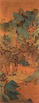 Scholars: Creek, Forested Hill