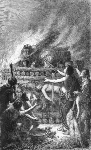 Favoured: CREMATION, ANCIENT GREEK