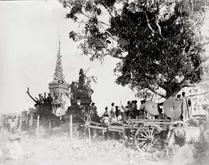 Pyre: Cremation of a Burmese Buddhist monk, pongyi