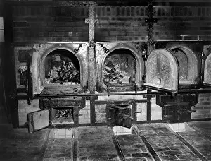 Buchenwald: crematoriums - concentration camp - Buchenwald - WW2