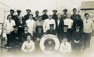 Lifebelt: Crew on board PS Bournemouth Queen