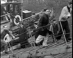 Gangplank: Crew of the Destroyed Bismarck Walking up a