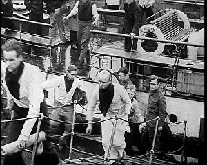 Gangplank: Crew of the Destroyed Bismarck Walking up a