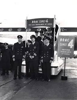 Steward: The crew of the first Comet 4 (G-APDC)