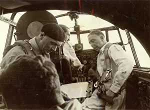Thorn: The crew during the flight test of an Avro Lancaster