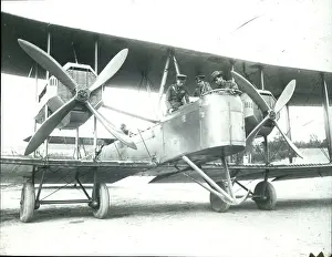 Selected: Crew inspection of the Vickers Vimy
