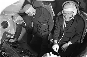 Shatalov: Crew members of spaceship Soyuz-10, 1971