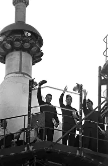 Patsayev: Crew members of spaceship Soyuz-11. Baikonur Cosmodrome