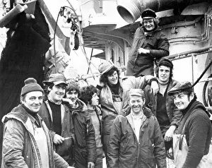 Anorak: Crew of a modern purse seiner, Cornwall