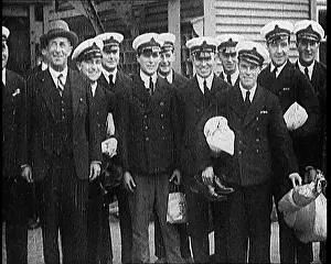 R101: Crew of the R101 Airship Posing For Photographs