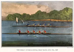 Merritt: Crew Race Between Oxford and Harvard