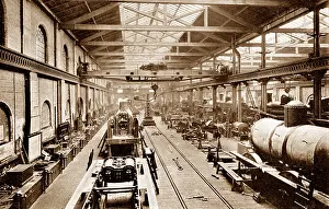 Crewe LNWR Engine Works early 1900s