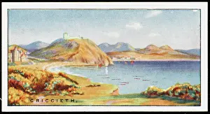 Caernarvon: CRICCIETH/WALES/CIG CARD