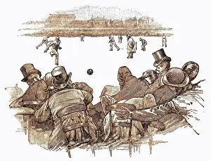 Batsmen: Cricket Ball Among Spectators