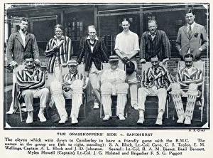 Cricket - The Grasshoppers Side v. Sandhurst