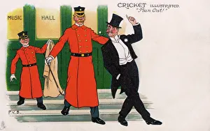 Tottering: Cricket Illustrated - Run Out!