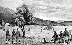Abergeldie: A Cricket Match at Balmoral