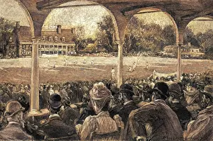 Manheim: A cricket match at Manheim Cricket Grounds Pennsylvania