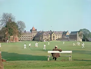 Tonbridge: Cricket match at Tonbridge School, Tonbridge