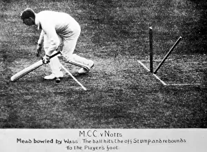 Notts: Cricket, MCC v Notts, early 1900s