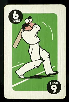 Hitting: Cricket - Run-It-Out card game - 6 Runs