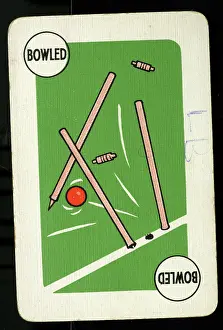 Stump: Cricket - Run-It-Out card game - Bowled