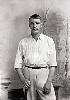 Graham Hales Colllection: CRICKETER, WILKINSON
