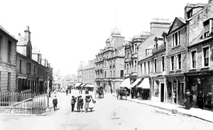 Crieff: Crieff, High Street 1899