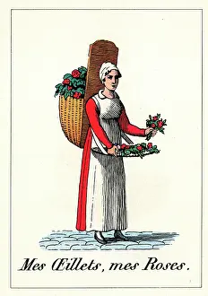 Carnations: Cries of Paris - flower seller