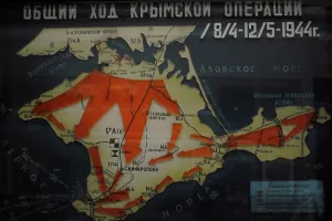 Sevastopol: The Crimean Offensive (8 April-12 May 1944). Map. Ukraine