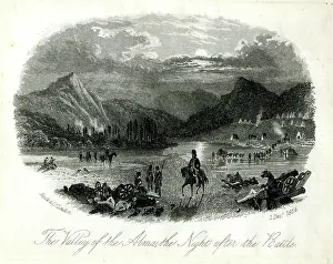 Alma: Crimean War, Valley of the Alma the night after the Battle