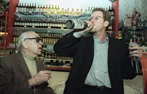 Showman: Crimean wine on display at Yeliseyevsky store