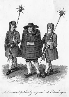 Ashamed: Criminal in a barrel