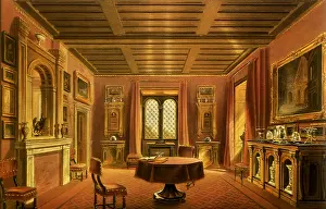 The Crimson Drawing Room, Lansdown Tower, Bath