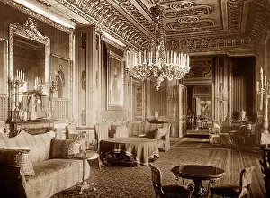 Crimson: Crimson Drawing Room, Windsor Castle, Victorian period