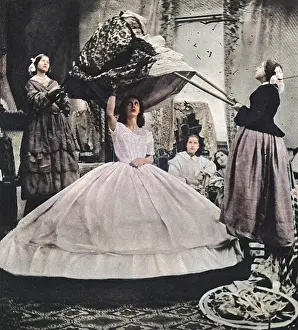 Widest: Crinoline Difficulties 1860s