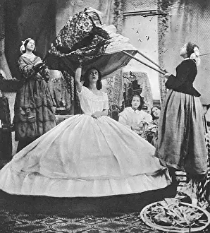 Crinolines: Crinoline Difficulties 1860s