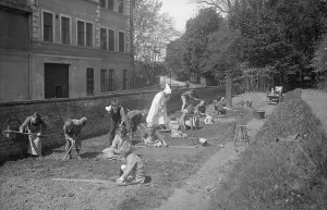 Planting: Crippled Juniors gardening at Brno, Czecho-Slovakia, 1921