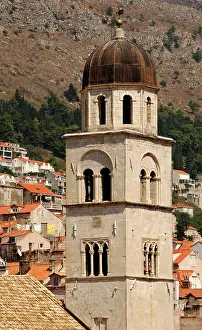 Monastic: CROATIA. DUBROVNIK. Tower of the Franciscan Monastery