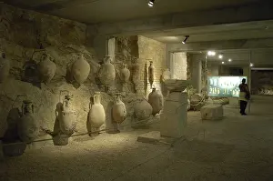 Pula: CROATIA. Pula. Archaeological museum inside the