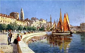 Spalato: CROATIA/SPLIT HARBOUR