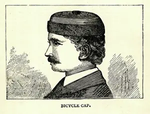 Crocheted: Crocheted Bicycle Cap