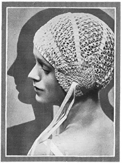 Boudoir: Crocheted boudoir cap