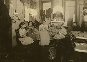 Crocheting: Crocheting caps. Upper East Side
