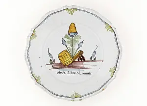 Cannonball: Crockery. Plate. Paris, Musee Carnavalet