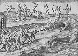 Stakes: Crocodile Hunting - De Bry