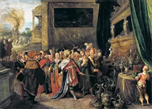 Francken: Croesus shows his treasures to Solon