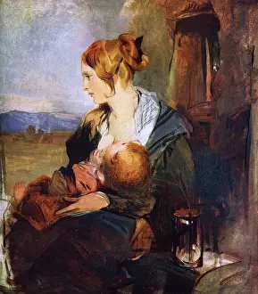 Breastfeeding: The Crofter's Daughter by Edwin Landseer