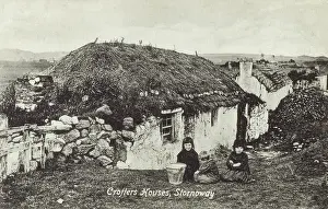 Crofter: Crofter's Houses - Stornoway, Outer Hebrides, Scotland